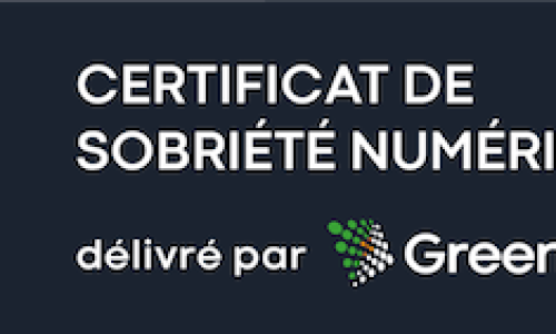Exemple de certificat de sobriété numérique